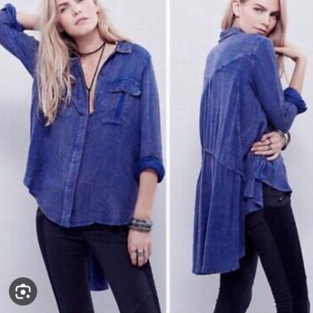 Free People Waffle Top